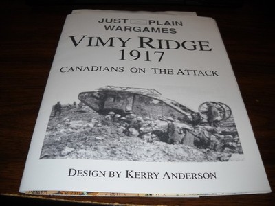 Just Plain Wargames: Vimy Ridge 1917: Canadians on the Attack: Unpunched