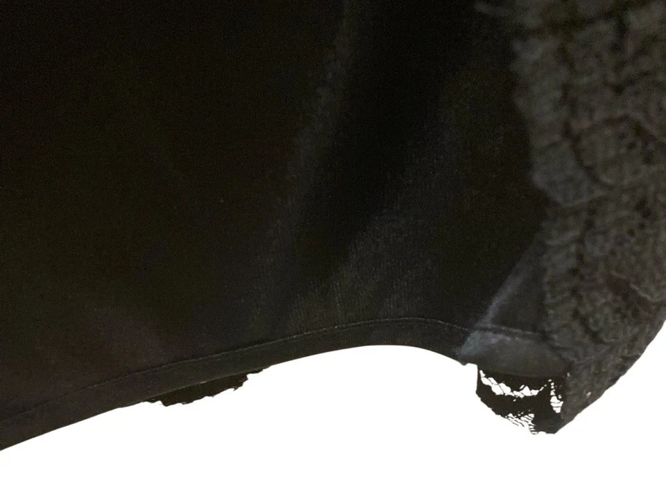 Nine & Co. Falda Talla 6 Negra Encaje Floral Forrada a Lápiz Foto 3 de 4