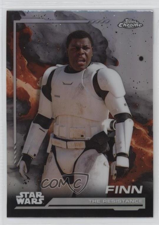 2024 Topps Chrome Star Wars Rainbow Refractor Finn #113 07sf