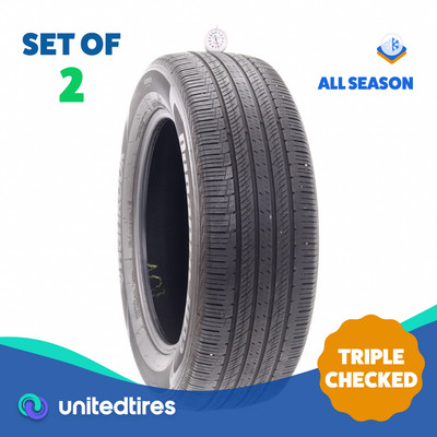 Set of (2) Used 235/60R18 Hankook Dynapro HP2 103H - 6/32