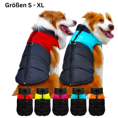 SMARTIFY SHOP Hundemantel Hundejacke Winter Weste Wintermantel Kleidung wasserdicht