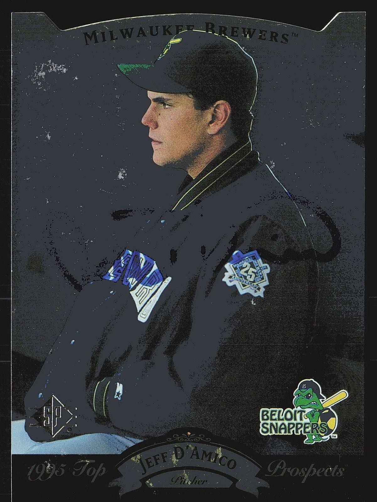 1995 SP Top Prospects #80 Jeff D'Amico In Person Autograph, B21