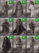 [DIGITAL] Topps Star Wars - Topps Chrome 25 S1 Black & White Shimmer Base - Pick