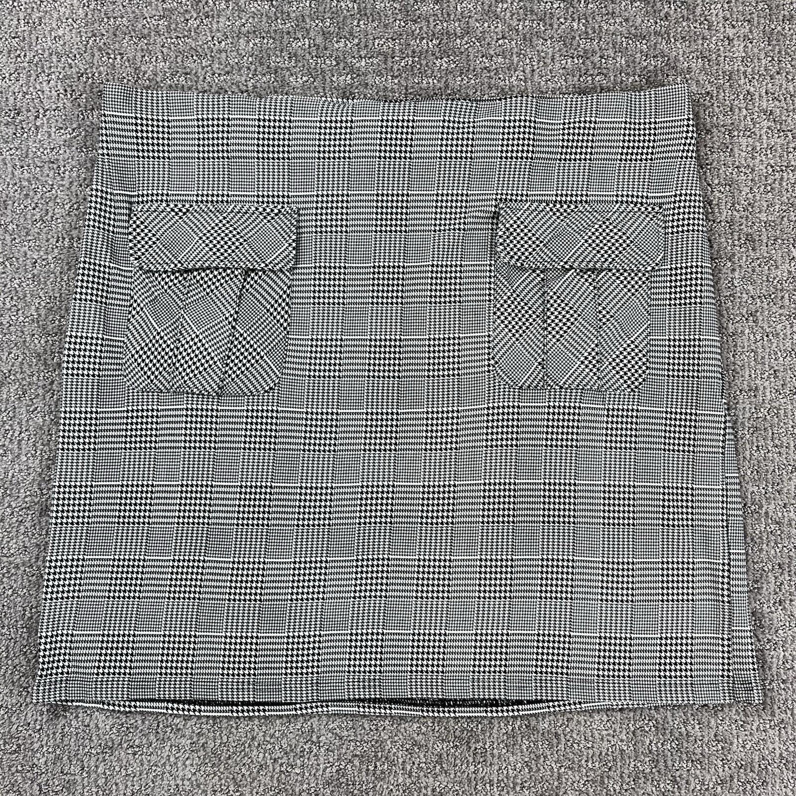 Torrid Skirt Women Plus 3X Mini Plaid Cargo Pockets Ponte Stretch Preppy Capsule