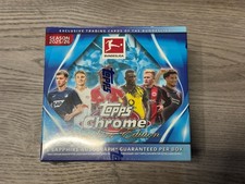 In Hand Ship Now Topps Chrome Bundesliga 2025/26 Sapphire Edition Hobby Box Auto