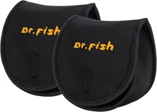 Dr.Fish Fly Fishing Reel Cover Portable L 2Pack(For 7/8 WT Reels) 