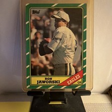 Topps 1986 Ron Jaworski #269 Philadelphia Eagles Football Card Base Set
