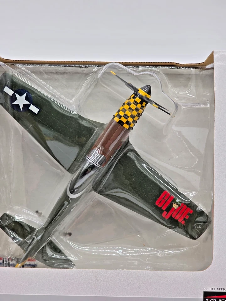 GI JOE P-51D Mustang Fighter Plane Die Cast Metal Bank Liberty 1995 - Image 2 of 4