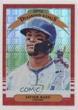 2019 Panini Donruss Optic Diamond Kings Red Pandora Prizm 51/99 Javier Baez ow1