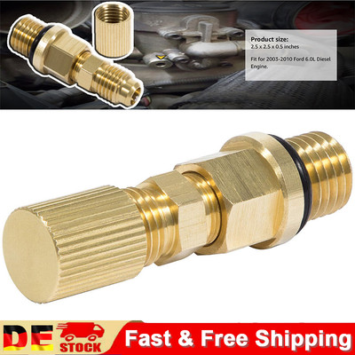 Powerstroke Fuel Pressure Test Adapter Fitting for 2003-2010 Ford 6.0L Diesel