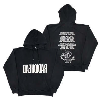 Radiohead 2025 Tour Black Hoodie | eBay