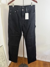 Helmut Lang Men  s Carpenter Pants Sz 31 Black