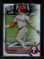 2022 Bowman Mega Box Logan Cerny Refractor #BCP-120 Phillies