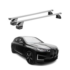 Menabo Dachträger Grundtäger für BMW IX I20 2021-2026 75kg Stahl Silber 2 tlg