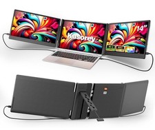 2025 Upgrade Laptop Screen Extender Portable Monitor, 14" 1080P FHD IPS...