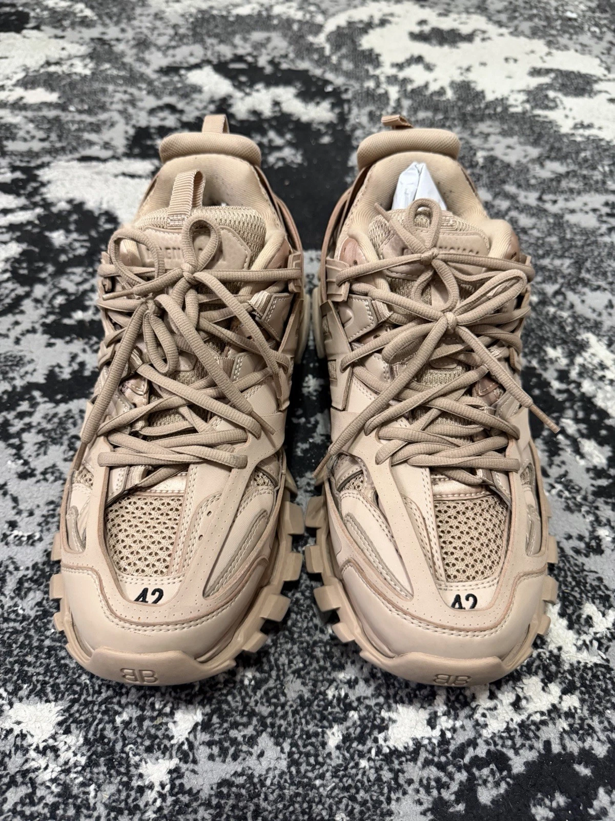 Balenciaga — Balenciaga Track Sneakers FULL BEIGE SIZE 42