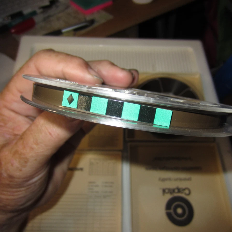 Cinta de sonido Capitol 2-1970 sin grabar 7" carrete a carrete caja hippie nueva de colección Foto 4 de 4