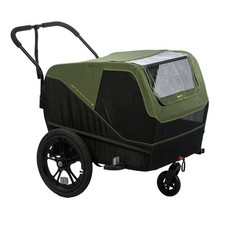 Remorque Pour Chiens BS-C12 16 Vert/Noir Dog M 3092004010 XLC Transport