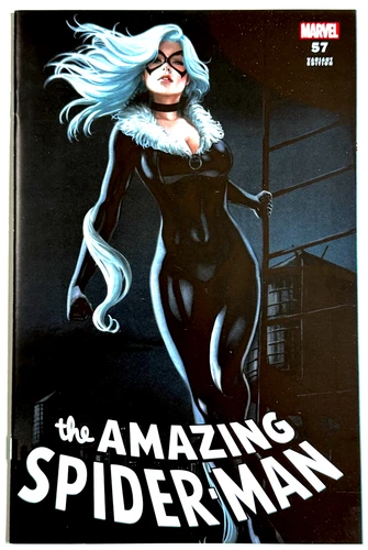 AMAZING SPIDER-MAN #57 IVAN TALAVERA EXCLUSIVE BLACK CAT VARIANT 2024 MARVEL NM