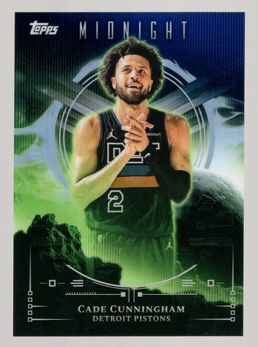 CADE CUNNINGHAM 2025-26 TOPPS MIDNIGHT NIGHT VISION #NV-10 PISTONS CASE HIT SSP