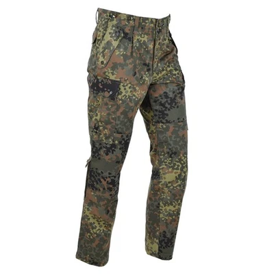 Leo Köhler Pantalon Tactique BDU Militaire Cargo Camouflage Flecktarn - Photo 1/4