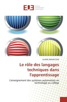 Liliane Aravecchia | Le RôLe Des Langages Techniques Dans L'apprentissage | Buch