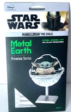 Metal Earth Star Wars The Mandalorian Child 3D Metal Kit Brand New