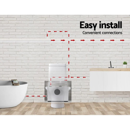 Giantz Macerator Sewerage Pump Waste Water Marine Toilet Disposal Unit Laundry - Picture 7 of 8