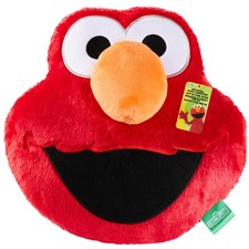 Sesame Street Elmo Plush Cushion Pillow, Soft Plush Throw Pillow Cushion Bedr...