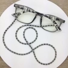 Beaded Eyeglass Chain, Glasses Holder Necklace, Handmade