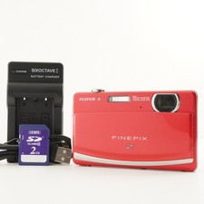 FUJIFILM FinePix Z90 Red  2GB SD Card Digital Camera from Japan 9189