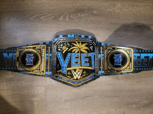 YEET Heavyweight Championship Wrestling Title Replica Adult Size Belt 2MM Brass