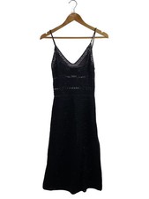 RALPH LAUREN Camisole Dress S Cotton BLK 90s