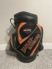Harley-Davidson Den Caddy Mini-Golf Bag Black Orange Motorcycle