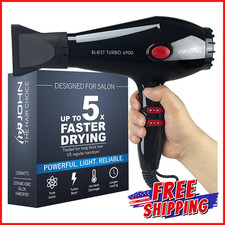 PROFESSIONAL HAIR SALON DRYER Super Fast Drying Ionic 2200W Powerful Blast Turbo