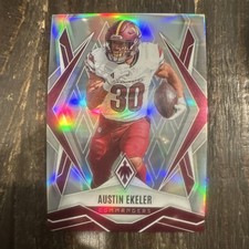 2025 Panini Phoenix Austin Ekeler #103 Washington Commanders NFL Parallel Card