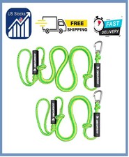 Bungee Dock Lines for Boat, Docking Rope with 316 Stainless Steel Clips