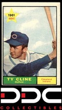 1961 Topps #421 Ty Cline Cleveland Indians Excellent