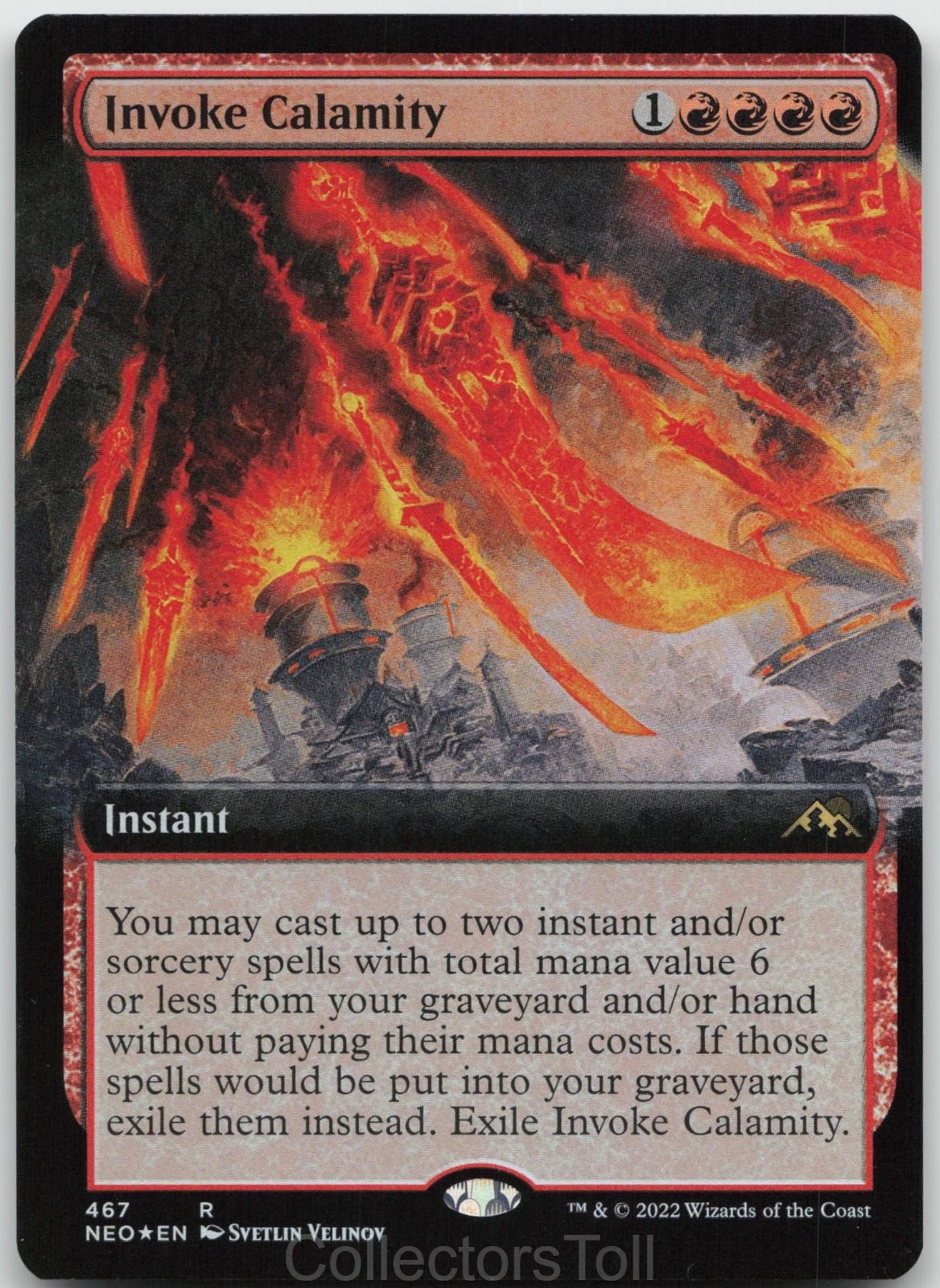Invoke Calamity467 Kamigawa: Neon Dynasty Magic: The Gathering Foil NM