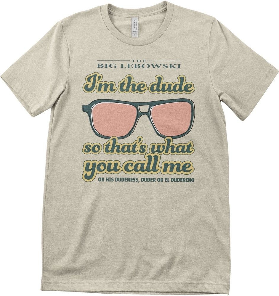 The Big Lebowski T-Shirt I'm Dude UV-1-TBL021