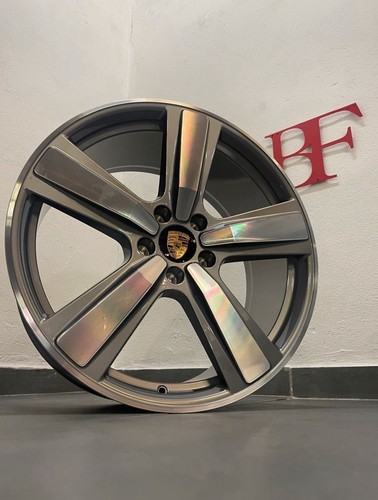 1x Original 22 Zoll Porsche Cayenne II E3 Exclusive Felge 9Y0601025EA Neu VA