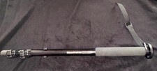Manfrotto 679B 3-Section Aluminum Camera Monopod Black Made in Italy Clean