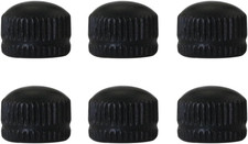 6PCS Black M4x0.7 Lamp Knob Nuts Cap Nut Light Fixture Screw Cap Light Screw Cap