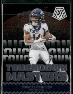 2024 Panini Mosaic #TM-CSN Courtland Sutton Touchdown Masters