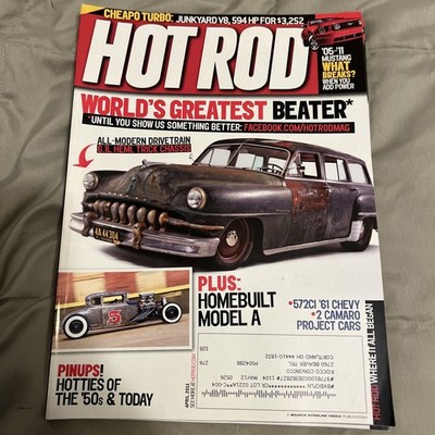 Hot Rod Apr/2011/ Worlds, Greatest Beater/Cheapo Turbo /pinups hotties /50s F11C