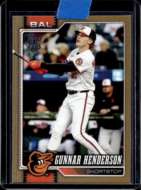 2026 Topps Gunnar Henderson Gold #/2026 Orioles