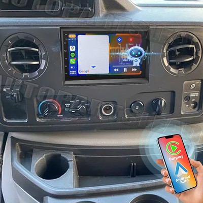 AI Voice Car Radio Stereo FOR 2009-2014 FORD E-250 E-350 Android 15.0 Carplay