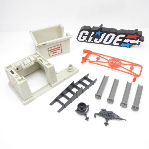 Checkpoint Alpha Battle Station Vintage 1985 GI Joe ARAH Playset Parts Lot