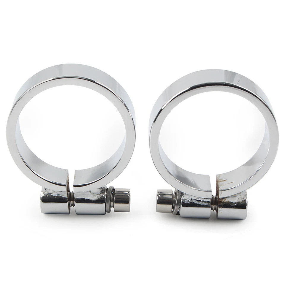 Abrazaderas de puerto de escape cromadas Fit Harley XL Ironhead Sportster 1000 modelo 1957-1985 Foto 4 de 4