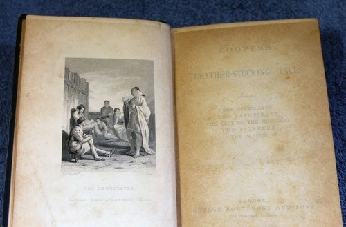 Leather-Stocking Tales - Cooper - Routledge, London, Early Printing, Illustrated - Picture 2 of 9